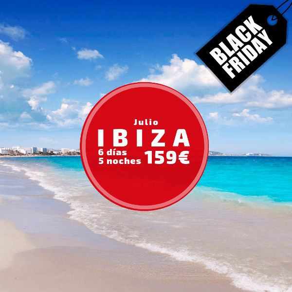 Black Friday - Viaje a Ibiza